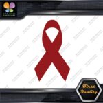 Cancer Awareness Ribbons All Causes All Colors Symbol Logo Vinyl Decals Stickers - Image 20