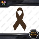 Cancer Awareness Ribbons All Causes All Colors Symbol Logo Vinyl Decals Stickers - Image 23