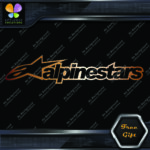 Compatible Alpinestars Logo Name Motorcycles Motocross Vinyl Decals Stickers - Image 16