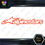 Compatible Alpinestars Logo Name Motorcycles Motocross Vinyl Decals Stickers - Image 4