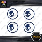 Compatible Skullcandy Head in Circle Pack of 4 MINI SIZE Decals Stickers Vinyl - Image 12