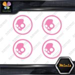 Compatible Skullcandy Head in Circle Pack of 4 MINI SIZE Decals Stickers Vinyl - Image 21