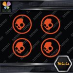 Compatible Skullcandy Head in Circle Pack of 4 MINI SIZE Decals Stickers Vinyl - Image 7