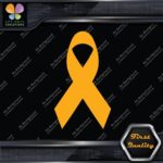 Cancer Awareness Ribbons All Causes All Colors Symbol Logo Vinyl Decals Stickers - Image 27