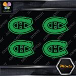 Compatible Canadiens Montreal Hockey Pack of 4 MINI SIZE Decals Stickers Vinyl - Image 13