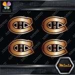 Compatible Canadiens Montreal Hockey Pack of 4 MINI SIZE Decals Stickers Vinyl - Image 18