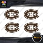 Compatible Canadiens Montreal Hockey Pack of 4 MINI SIZE Decals Stickers Vinyl - Image 23