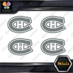 Compatible Canadiens Montreal Hockey Pack of 4 MINI SIZE Decals Stickers Vinyl - Image 5