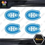 Compatible Canadiens Montreal Hockey Pack of 4 MINI SIZE Decals Stickers Vinyl - Image 9