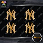 Compatible Yankees New York Baseball Sports 4 MINI SIZE Decals Stickers Vinyl - Image 16
