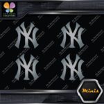 Compatible Yankees New York Baseball Sports 4 MINI SIZE Decals Stickers Vinyl - Image 17