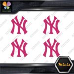 Compatible Yankees New York Baseball Sports 4 MINI SIZE Decals Stickers Vinyl - Image 19