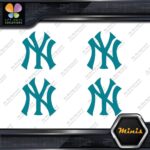Compatible Yankees New York Baseball Sports 4 MINI SIZE Decals Stickers Vinyl - Image 25