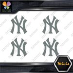 Compatible Yankees New York Baseball Sports 4 MINI SIZE Decals Stickers Vinyl - Image 5