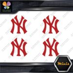 Compatible Yankees New York Baseball Sports 4 MINI SIZE Decals Stickers Vinyl - Image 9