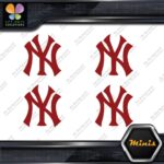 Compatible Yankees New York Baseball Sports 4 MINI SIZE Decals Stickers Vinyl - Image 10