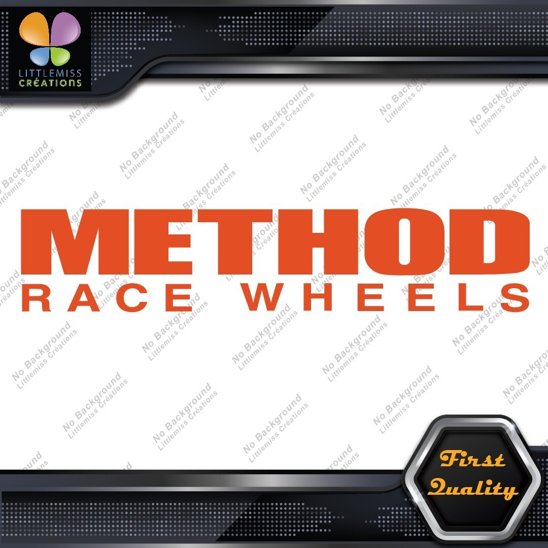 Compatible Method Race Wheels Offroad Racing Tuning JDM Vinyl Decals Stickers 276960383965 Compatible Method Race Wheels Offroad Racing Tuning JDM Vinyl Decals Stickers - Image 1