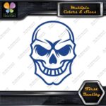 Skull Head Simple Hollow Big Eyes Smiling Skeleton Decals Stickers Vinyl - Image 11