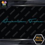 Compatible American Force Wheels Script Name Logo JDM Vinyl Decals Stickers - Image 13