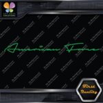 Compatible American Force Wheels Script Name Logo JDM Vinyl Decals Stickers - Image 14