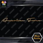 Compatible American Force Wheels Script Name Logo JDM Vinyl Decals Stickers - Image 17