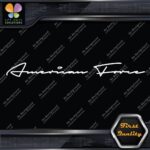 Compatible American Force Wheels Script Name Logo JDM Vinyl Decals Stickers - Image 3