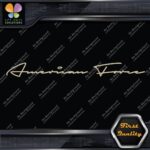 Compatible American Force Wheels Script Name Logo JDM Vinyl Decals Stickers - Image 23