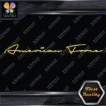 Compatible American Force Wheels Script Name Logo JDM Vinyl Decals Stickers - Image 5