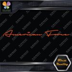 Compatible American Force Wheels Script Name Logo JDM Vinyl Decals Stickers - Image 7