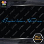 Compatible American Force Wheels Script Name Logo JDM Vinyl Decals Stickers - Image 10