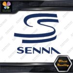 Compatible Ayrton Senna SS F1 Racing Grand Prix Name Logo Vinyl Decals Stickers - Image 12