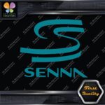 Compatible Ayrton Senna SS F1 Racing Grand Prix Name Logo Vinyl Decals Stickers - Image 13