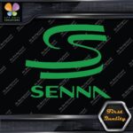 Compatible Ayrton Senna SS F1 Racing Grand Prix Name Logo Vinyl Decals Stickers - Image 14