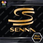 Compatible Ayrton Senna SS F1 Racing Grand Prix Name Logo Vinyl Decals Stickers - Image 17