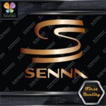 Compatible Ayrton Senna SS F1 Racing Grand Prix Name Logo Vinyl Decals Stickers - Image 19