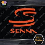 Compatible Ayrton Senna SS F1 Racing Grand Prix Name Logo Vinyl Decals Stickers - Image 8