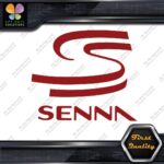 Compatible Ayrton Senna SS F1 Racing Grand Prix Name Logo Vinyl Decals Stickers - Image 9