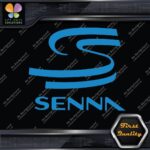Compatible Ayrton Senna SS F1 Racing Grand Prix Name Logo Vinyl Decals Stickers - Image 10