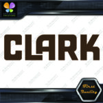 Compatible with Clark Forklift Construction Machinery Vinyl Decals Stickers - Image 7