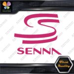 Compatible Ayrton Senna SS F1 Racing Grand Prix Name Logo Vinyl Decals Stickers - Image 30