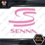 Compatible Ayrton Senna SS F1 Racing Grand Prix Name Logo Vinyl Decals Stickers - Image 29