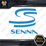 Compatible Ayrton Senna SS F1 Racing Grand Prix Name Logo Vinyl Decals Stickers - Image 31