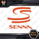 Compatible Ayrton Senna SS F1 Racing Grand Prix Name Logo Vinyl Decals Stickers - Image 26