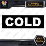 Cold Water Pipes Plumbing Plumbers Identification Decals Stickers Vinyl - Image 3