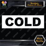 Cold Water Pipes Plumbing Plumbers Identification Decals Stickers Vinyl - Image 4