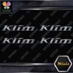 Compatible Klim Clothing Apparel Name Pack of 4 MINI SIZE Decals Stickers Vinyl - Image 17