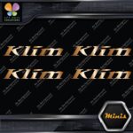 Compatible Klim Clothing Apparel Name Pack of 4 MINI SIZE Decals Stickers Vinyl - Image 19