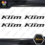Compatible Klim Clothing Apparel Name Pack of 4 MINI SIZE Decals Stickers Vinyl - Image 3