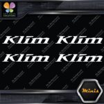 Compatible Klim Clothing Apparel Name Pack of 4 MINI SIZE Decals Stickers Vinyl - Image 4