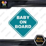 Baby On Board Warning Diamond Shape Cars Trucks Logo Vinyl Decals Stickers - Image 13